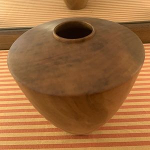 Vintage Hand Turned Solid Maple 6” Vase by Dick Parr 2008